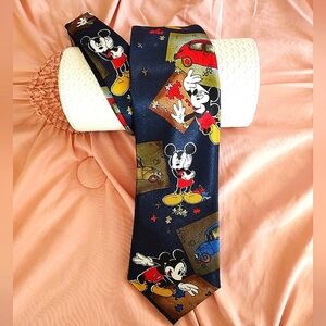 Official MICKEY UNLIMITED TIE 4" Vintage Circa 1990s